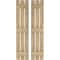 Ekena Millwork Americraft 3-Board, 3 Batten Exterior Real Wood Spaced Board-n-Batten Shutters, ARW401SB311X36UNH, PR ARW401SB311X36UNH - alternate 1